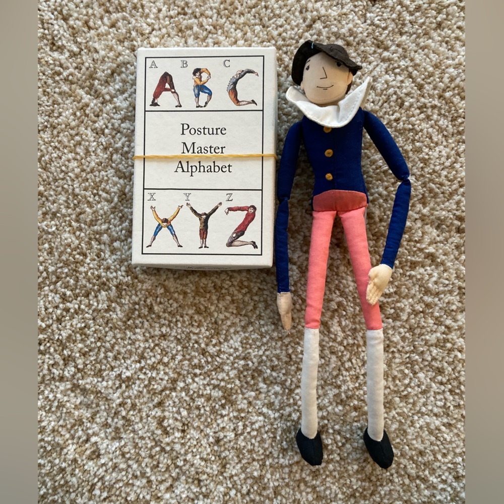 Posture Master Alphabet Doll with Book Set
